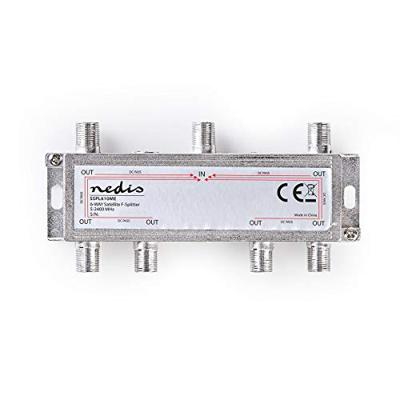 Satelliet F-splitter | Max 17.5 dB demping | 5 - 2400 MHz | 6 uitgangen