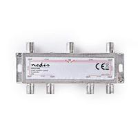 Satelliet F-splitter | Max 17.5 dB demping | 5 - 2400 MHz | 6 uitgangen - thumbnail