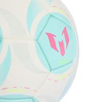 adidas Messi Mini Voetbal Maat 1 Wit Turquoise Roze - thumbnail