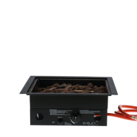 Cosi | Cosiburner Inbouwbrander | Square Black - thumbnail