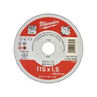 Milwaukee Dunne metaal snijschijf, contractor series SCS 41/115 x 1,5 x 22 mm opdrachtnemer series - 4932451476 - thumbnail