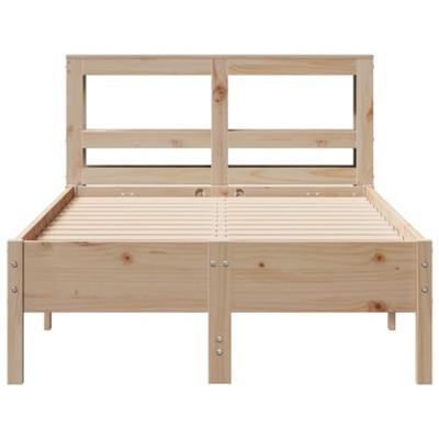 Bedframe zonder matras massief grenenhout 120x190 cm
