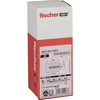 Fischer 41903 FIS H 16 x 130 K Injectiehuls 110 mm 16 mm 20 stuk(s) Fischer 41903 FIS H 16 x 130 K Injectiehuls 110 mm 16 mm 20 stuk(s)