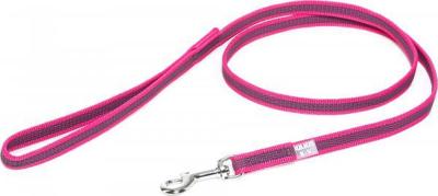 Antislip Hondenriem - 14mm x 1,2m - Met Handvat - Roze Antislip Hondenriem - 14mm x 1,2m - Met Handvat - Roze