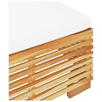 2-delige Loungeset massief teakhout