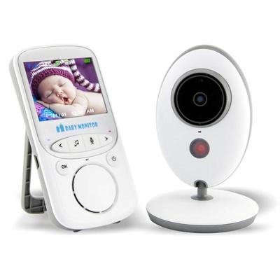 VB605 2.4 duimLCD 2.4GHz Wireless Surveillance Camera Baby Monitor steun twee manier praten terug Night Vision (wit)