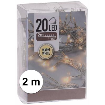 Batterijverlichting 20LED warmwit