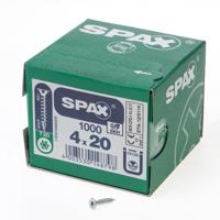SPAX 880910100040020 R 88091 Senkkopf/T-STAR Verzonken houtschroef 4 mm 20 mm Torx, Binnen-T Staal Galvanisch verzinkt 1000 stuk(s) - thumbnail