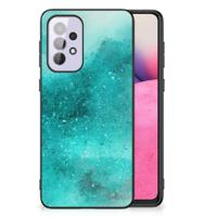 Kleurrijke Telefoonhoesje Samsung Galaxy A33 5G Painting Blue - thumbnail