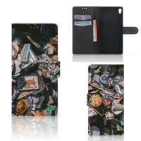 Sony Xperia XA Ultra Telefoonhoesje met foto Badges - thumbnail