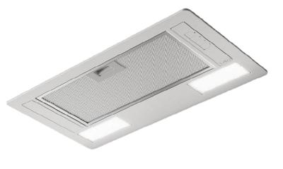 Elica Era C Onderbouw Aluminium, Wit 700 m³/uur