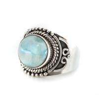 Edelsteen Ring Larimar 925 Zilver "Jesahna" (Maat 17) - thumbnail
