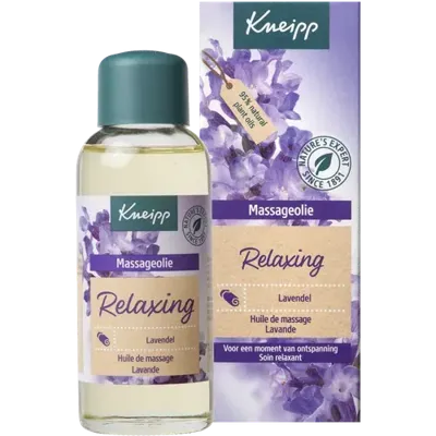 Kneipp Relaxing massageolie lavendel 100 Milliliter