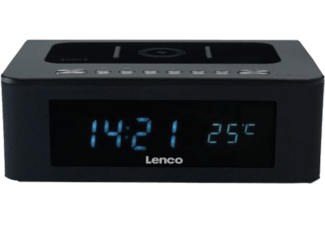 Lenco CR-580 Wekker radio Zwart Lenco CR-580 Wekker radio Zwart