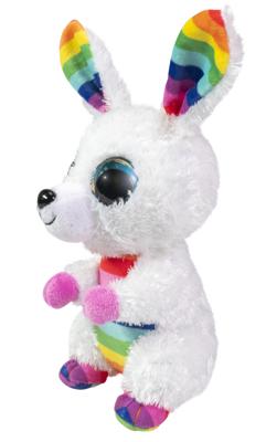 Lumo Stars knuffel - konijn rainbow, 15cm