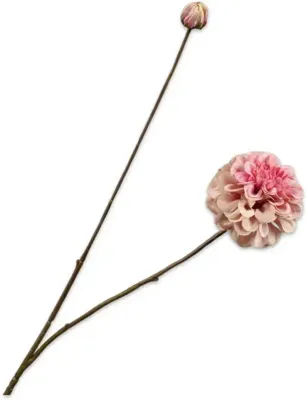 Silk-ka kunsttak dahlia 86cm roze