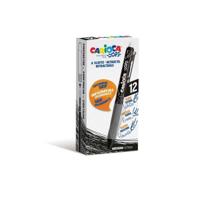 Carioca gelroller Oops, medium, uitwisbaar, doos van 12 stuks, zwart - thumbnail