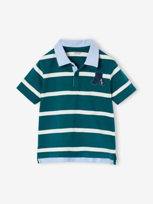 Jongenspolo 2-in-1 effect dennen