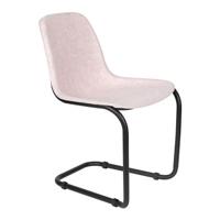 Zuiver Eetkamerstoel 'Thirsty' Gerecycled PET, kleur Roze - thumbnail