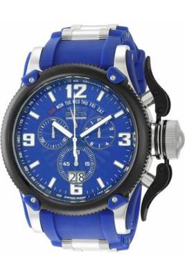 Invicta horlogeband 12440.01 Rubber Blauw Invicta horlogeband 12440.01 Rubber Blauw