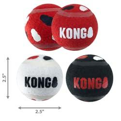 KONG SIGNATURE SPORT BALLS ASSORTI 6,5X6,5X6,5 CM 3 ST