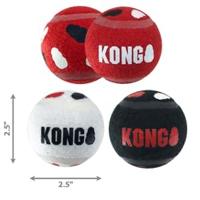 KONG SIGNATURE SPORT BALLS ASSORTI 6,5X6,5X6,5 CM 3 ST - thumbnail