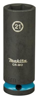 Makita E-16508 Impact Black Krachtdop 1/2" lang | 21 mm - thumbnail