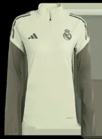 adidas Real Madrid Trainingstrui 1/4-Zip 2025-2026 Kids Lichtgroen Grijs - thumbnail
