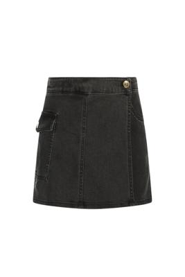 Like Flo Meisjes jeans broek / rok - Freya - Zwart
