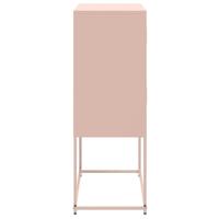Dressoir 68,5x38,5x107 cm staal roze - thumbnail