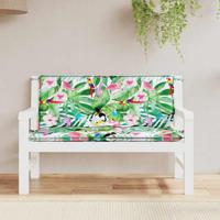 VidaXL Tuinbankkussens 2 st 120x50x7 cm stof meerkleurig - thumbnail