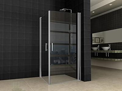 Wiesbaden dubbele swingdeur UNI 1000x1000x2000 chr.8mm NANO