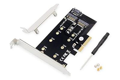 Digitus DS-33170 2 + 1 poorten M.2-controller PCIe Geschikt voor: 2230, 2242, 2260, 2280 Incl. Low-Profile slotplaat Digitus DS-33170 2 + 1 poorten M.2-controller PCIe Geschikt voor: 2230, 2242, 2260, 2280 Incl. Low-Profile slotplaat
