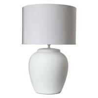 Bureaulamp DKD Home Decor Wit Porselein 25 W 50 W 220 V 38 x 38 x 58 cm - thumbnail