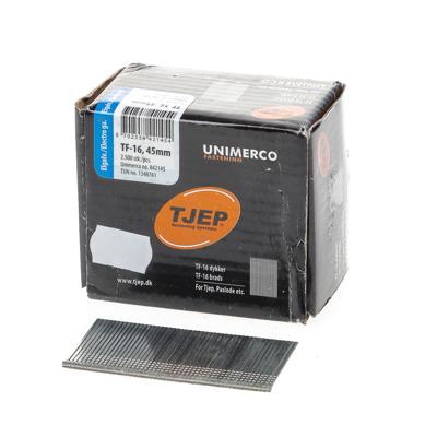 Brad 16G 1.6mm l= 45mm recht verz. (2500) Brad 16G 1.6mm l= 45mm recht verz. (2500)