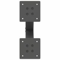 Salontafelpoten 2 st X-vormig 28x(42-43) cm staal antraciet - thumbnail