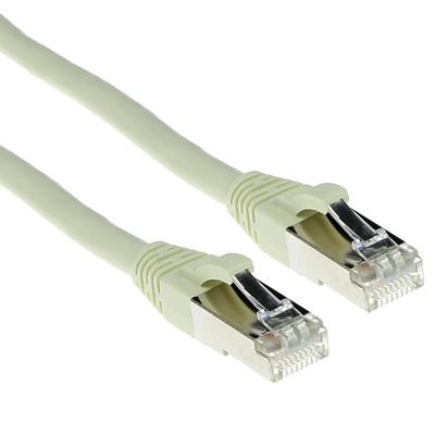 ACT Ivoor 25 meter SFTP CAT6A patchkabel snagless met RJ45 connectoren ACT Ivoor 25 meter SFTP CAT6A patchkabel snagless met RJ45 connectoren