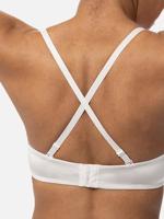 Balconette BH - Strapless - Michelle - Bh met verwijderbare bandjes - Wit - Zwart - Huidskleur - 70D - 70D - thumbnail