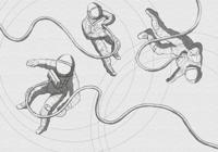 Komar Into Adventure Fotobehang Extraordinary Astronauts - IAX8-0015 - thumbnail