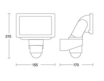 Steinel Led schijnwerperLS 150 LED LS sensor wit - 52553