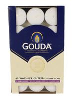 Gouda waxinelicht 6 uur in doos 45 stuks - thumbnail