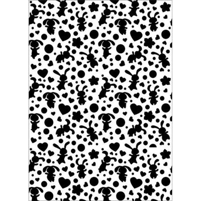 Nellie's Choice • mixed media stencil a5 baby-2