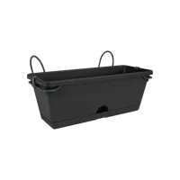 Elho Balkonbak basic minialin1 30cm zwart - thumbnail