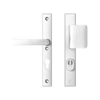 AXA AXA Edge Plus veiligheidsbeslag voordeur rechth. smalschild D-knop/Blok-kruk PC72 met kerntrekbeveiliging SKG3 - aluminium - thumbnail