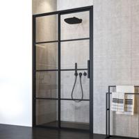 Sealskin Nisdeur SOHO Schuifdeur 120x210 cm 8 mm Helderglas - thumbnail