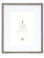 Deknudt Fotokader in vergrijsde eikkleur met witte passe-partout 18x24 S66KH3 - thumbnail