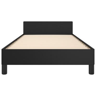 Bedframe zonder matras 120x190 cm kunstleer zwart