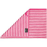 Cawö Cawo Campus Ringel Handdoek 50x100 pink - thumbnail