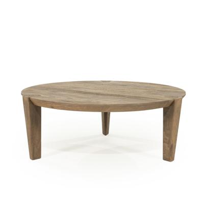 Eleonora Ronde Salontafel 'Davina' Mangohout, 80cm