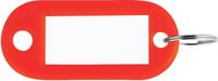 Sleutellabel Pavo kunststof rood 100 stuks - thumbnail